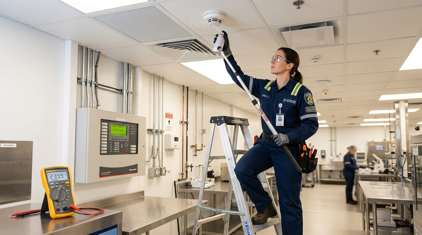 Fire Smoke Detector Inspection and Testing